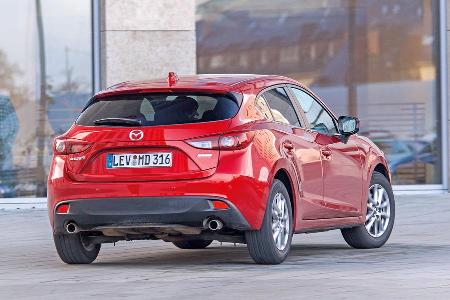 Mazda 3 Skyactiv-G 165, Heckansicht