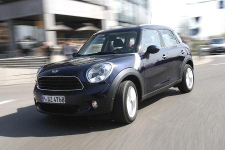 Mini Countryman One, Nissan Juke 1.6, Skoda Yeti 1.4 TSI