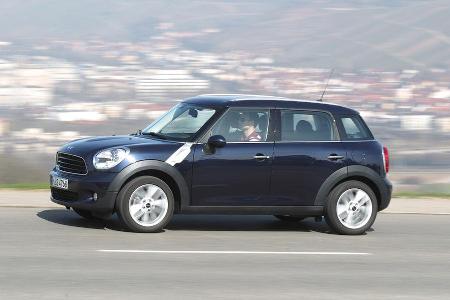 Mini Countryman One, Nissan Juke 1.6, Skoda Yeti 1.4 TSI