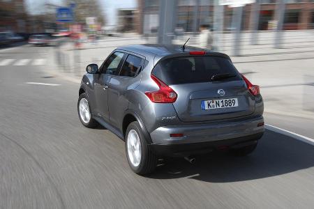 Mini Countryman One, Nissan Juke 1.6, Skoda Yeti 1.4 TSI