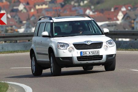 Mini Countryman One, Nissan Juke 1.6, Skoda Yeti 1.4 TSI