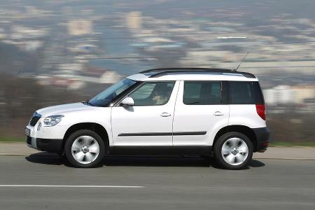 Mini Countryman One, Nissan Juke 1.6, Skoda Yeti 1.4 TSI