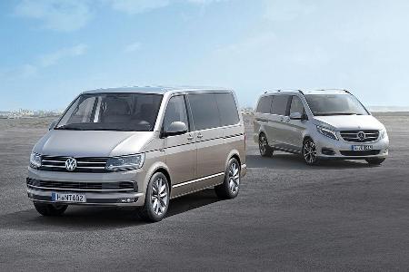 VW T6 Multivan, Mercedes V-Klasse,