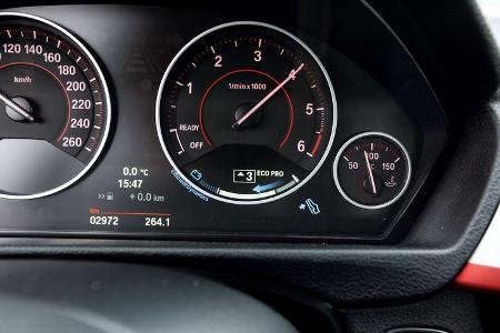 BMW 316d, Rundinstrumente