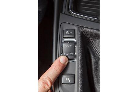 BMW 118d Sport Line, Fahreinstellung, Bedienelement