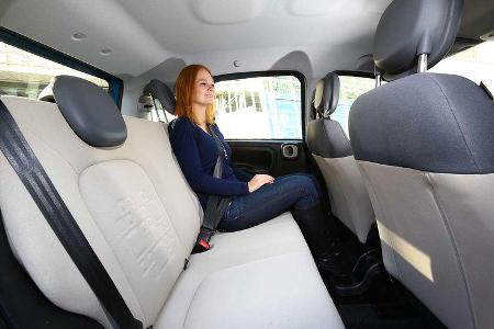 Fiat Panda 1.2, Rückbank