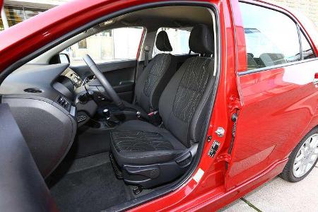 Kia Picanto 1.0, Vordersitze