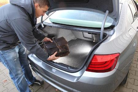 BMW 530, Kofferraum