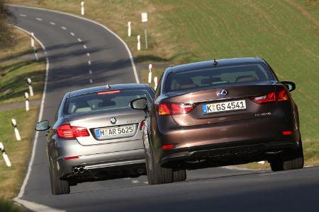 BMW 530, Lexus GS 450h, Heckansicht