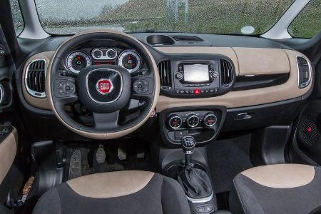 Fiat 500L 0.9 Twinair Lounge, Cockpit, Lenkrad
