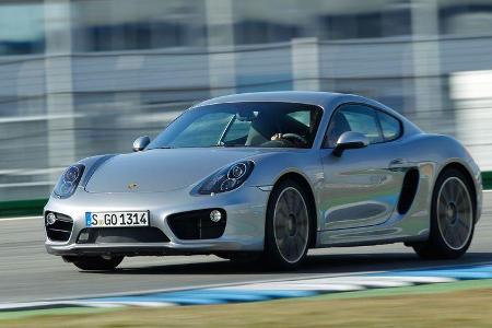 Porsche Cayman S, Seitenansicht