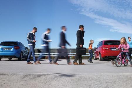 Mercedes A-Klasse, Mercedes B-Klasse, Heckansicht