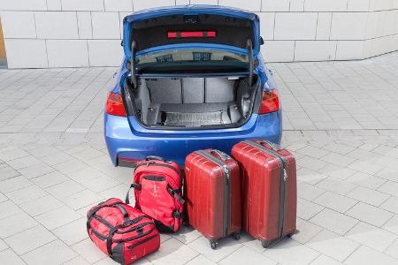 BMW 328i, Kofferraum, Volumen