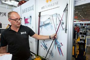 Auffällige Sturmleine