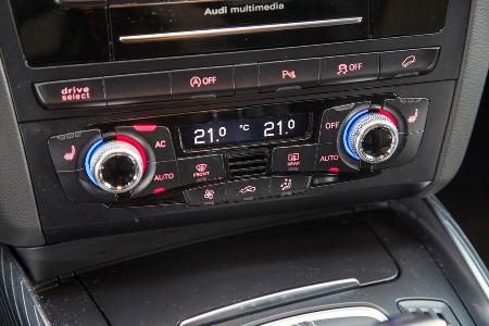 Audi SQ5 3.0 TDI, Mittelkonsole, Bedienelemente