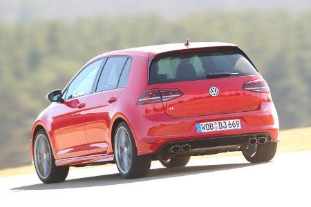 VW Golf R, Heckansicht