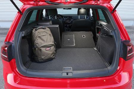 VW Golf R, Kofferraum