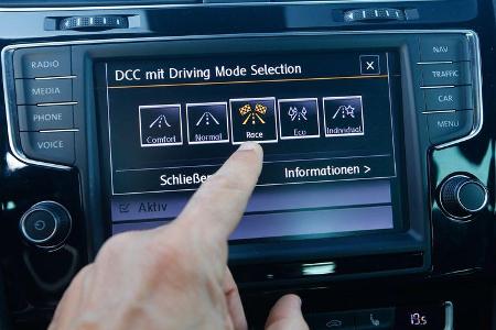 VW Golf R, Rad, Infotainment