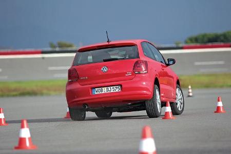 VW Polo 1.2 TSI BMT, Handlingtest, Heckansicht