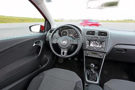 VW Polo 1.2 TSI BMT, Cockpit, Lenkrad
