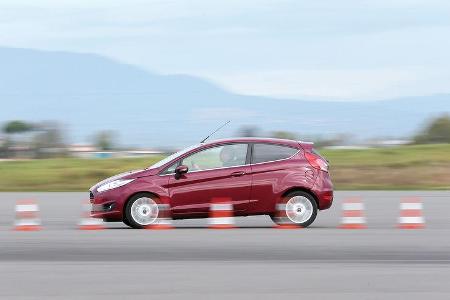 Ford Fiesta 1.0 EcoBoost, Seitenansicht, Bremstest