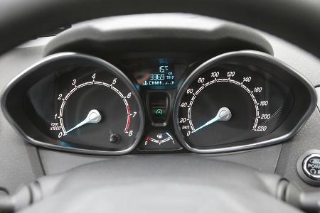 Ford Fiesta 1.0 EcoBoost, Rundinstrumente