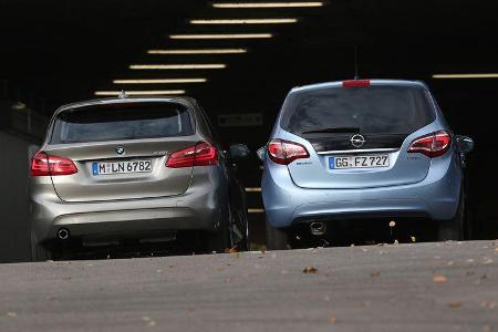BMW 218i Active Tourer, Opel Meriva 1.4 Innovation
