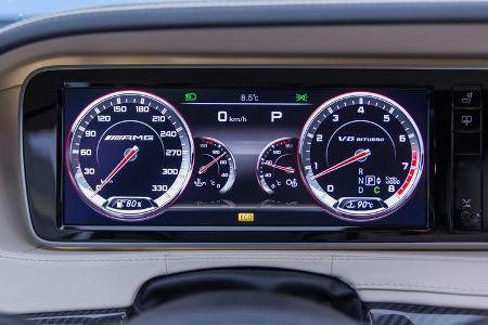 Mercedes S 63 AMG 4Matic, Rundinstrumente