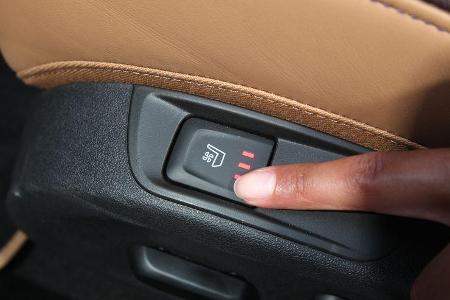 Opel Cascada 1.6 SIDI Turbo, Sitzverstellung