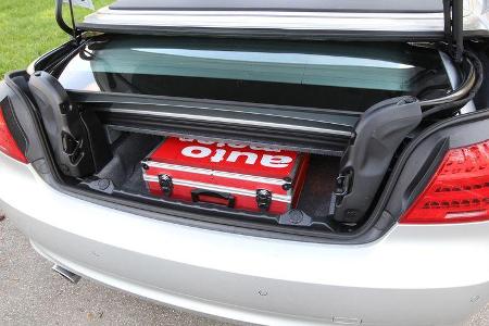 BMW 320i Cabrio, Kofferraum
