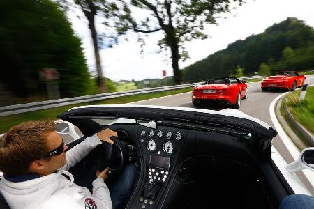 Wiesmann Roadster MF4-S, Cockpit, Fahrersicht