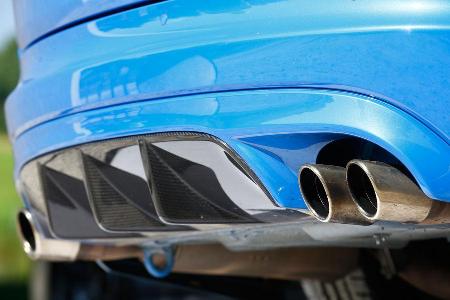 Jaguar XFR-S Sportbrake, Auspuff, Endrohre