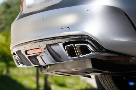 Mercedes CLS 63 AMG S Shooting Brake, Auspuff, Endrohre