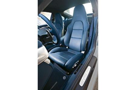 Porsche 911 Turbo, Fahrersitz