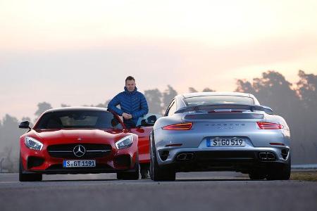 Mercedes-AMG GT S, Porsche 911 Turbo, Christian Gebhardt