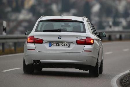 BMW 518d Touring, Heckansicht