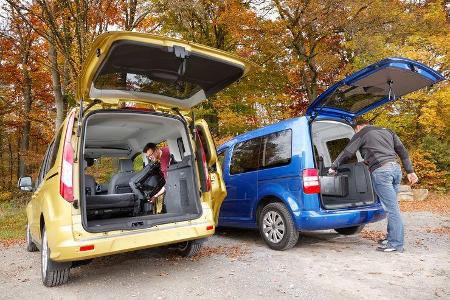 Ford Tourneo Connect, VW Caddy, Heckklappe