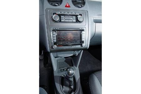 VW Caddy, Mittelkonsole