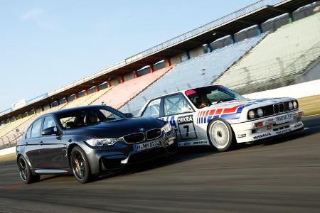 BMW M3 F80, BMW M3 E30 DTM, Seitenansicht