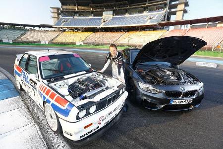 BMW M3 F80, BMW M3 E30 DTM, Motorhaube