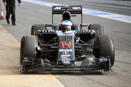 Fernando Alonso - McLaren - Formel 1-Test - Barcelona - 3. Mrz 2016