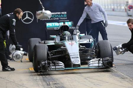 Nico Rosberg - Mercedes - Formel 1-Test - Barcelona - 3. Mrz 2016