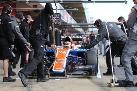 Pascal Wehrlein - Manor - Formel 1-Test - Barcelona - 3. Mrz 2016