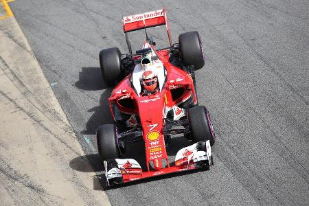 Kimi Rikknen - Ferrari - Formel 1-Test - Barcelona - 3. Mrz 2016