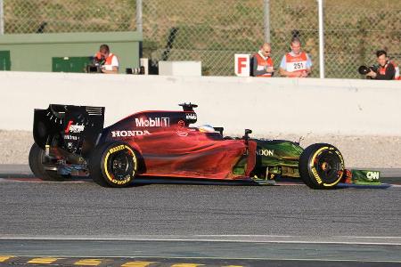 Fernando Alonso - McLaren - Formel 1-Test - Barcelona - 3. Mrz 2016