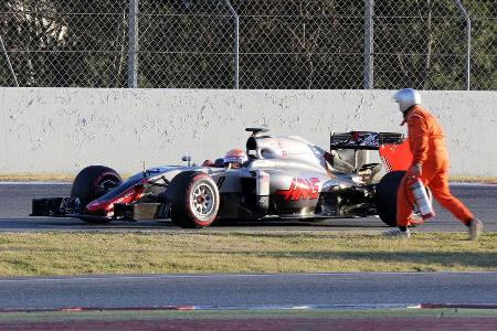 Romain Grosjean - Haas F1 - Formel 1-Test - Barcelona - 3. Mrz 2016