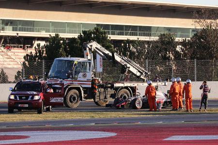 Romain Grosjean - Haas F1 - Formel 1-Test - Barcelona - 3. Mrz 2016