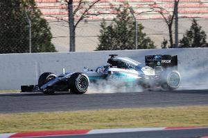 Lewis Hamilton - Mercedes - Formel 1-Test - Barcelona - 3. Mrz 2016
