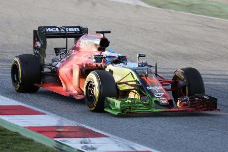 Fernando Alonso - McLaren - Formel 1-Test - Barcelona - 3. Mrz 2016