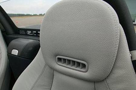 Das Airscarf genannte Warmluftsystem ist innovativ und zudem höchst angenehm